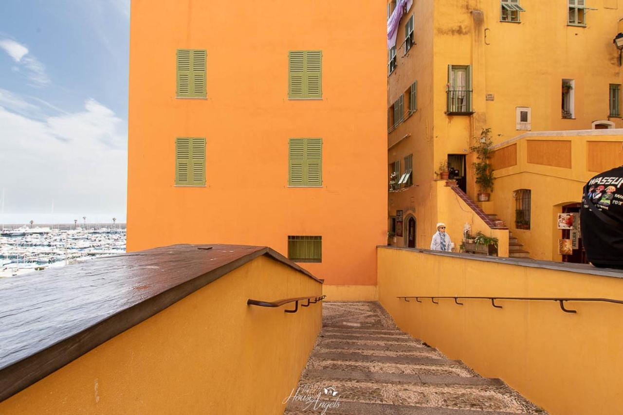 Vista Mare E Comfort In Centro Storico Menton Exterior foto